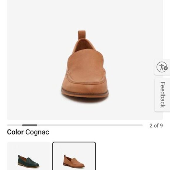 Lucky Brand Brown Leather Loafers sz 7.5 - Picture 4 of 5